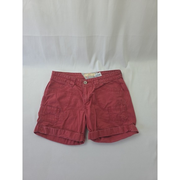 Levi's Pants - Women's Levi's Shorts Washed Red Twill Bermuda Size 6 - W- 31 Festival Cowgirl